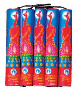 4" Deluxe laxmi / Parrot crackers B (5 pcs)